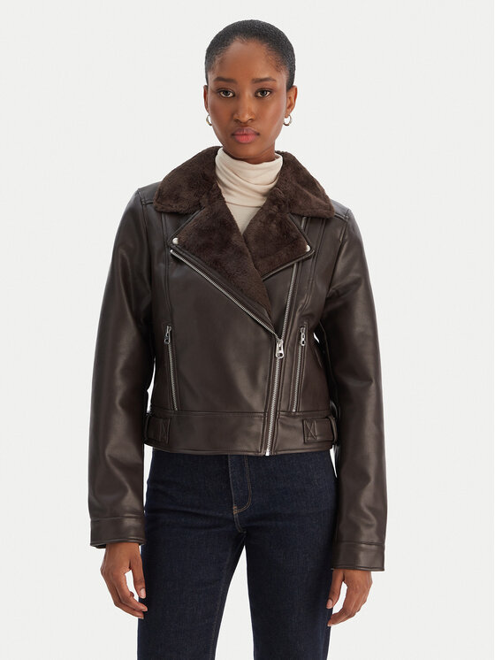 

Куртка из искусственной кожи regular fit Hailey 10250405 Vero Moda, коричневый