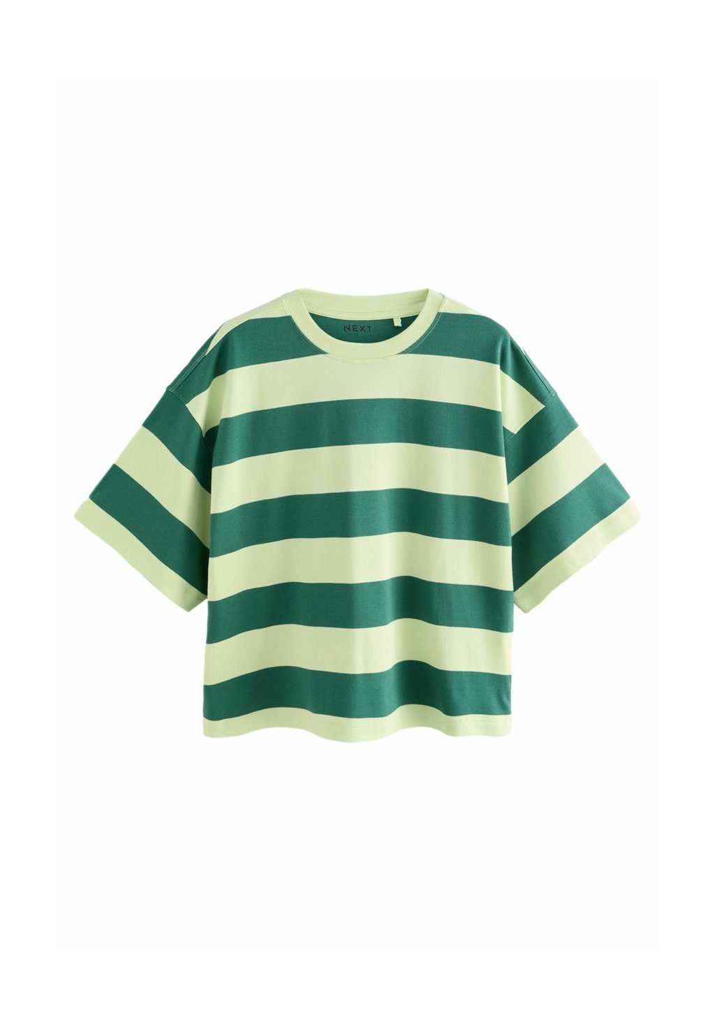 

Футболка с принтом RELAXED FIT CREW NECK Next, зеленый