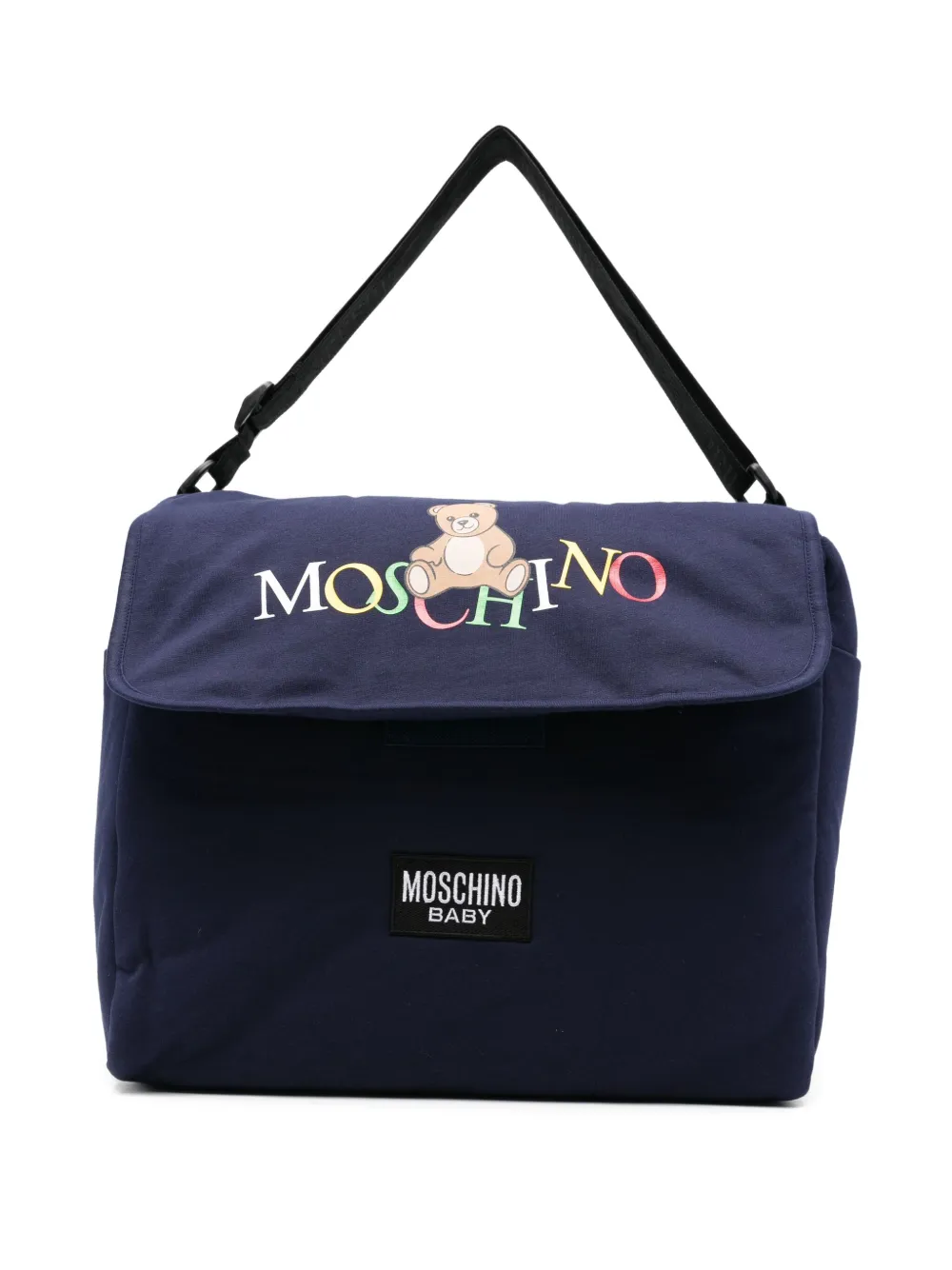 

Сумка для пеленания с принтом Тедди Moschino Kids, синий