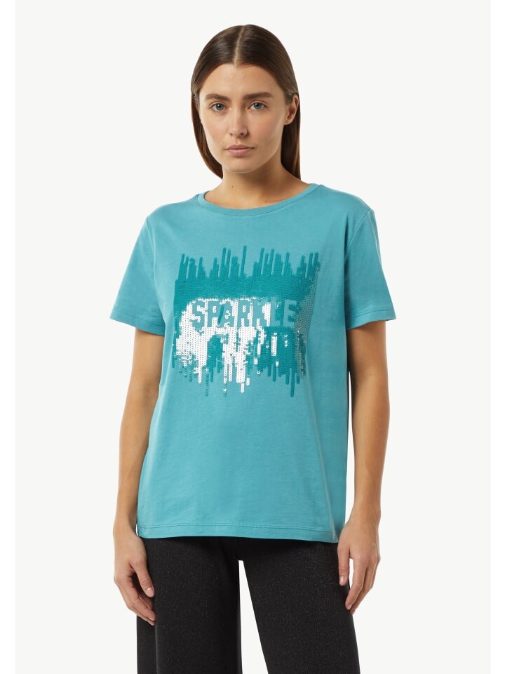 

Футболка comma CI T-Shirt kurzarm, цвет Petrol