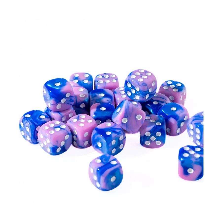 

12 мм d6 Хаос с белым (25), Dice - 25 Piece D6 Sets (Easy Roller Dice)