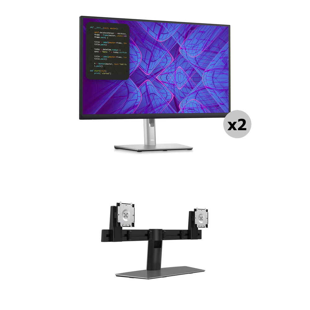 

Комплект монитора и подставки Dell Dual P2723QE 27" 4K UHD USB Type-C Hub