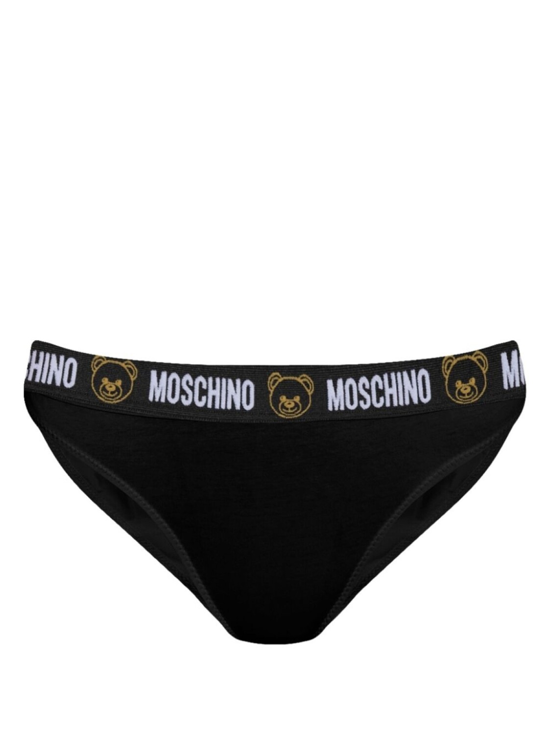 

Moschino трусики-стринги Teddy Bear, черный
