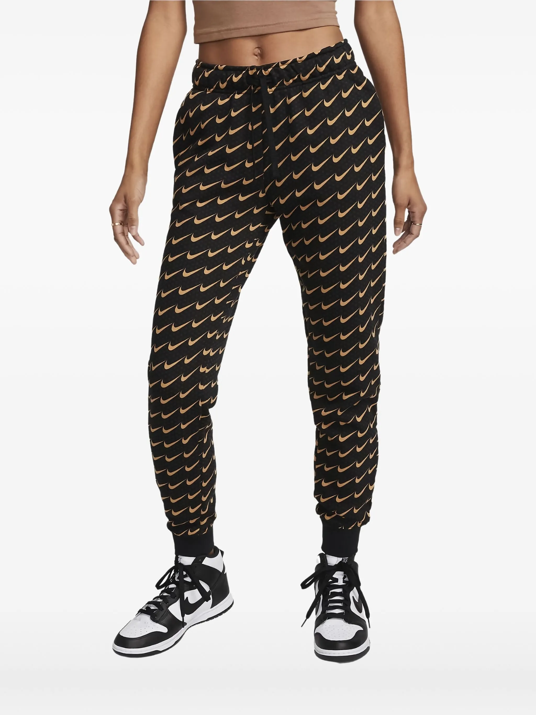 

Спортивные брюки с монограммой Nike, черный