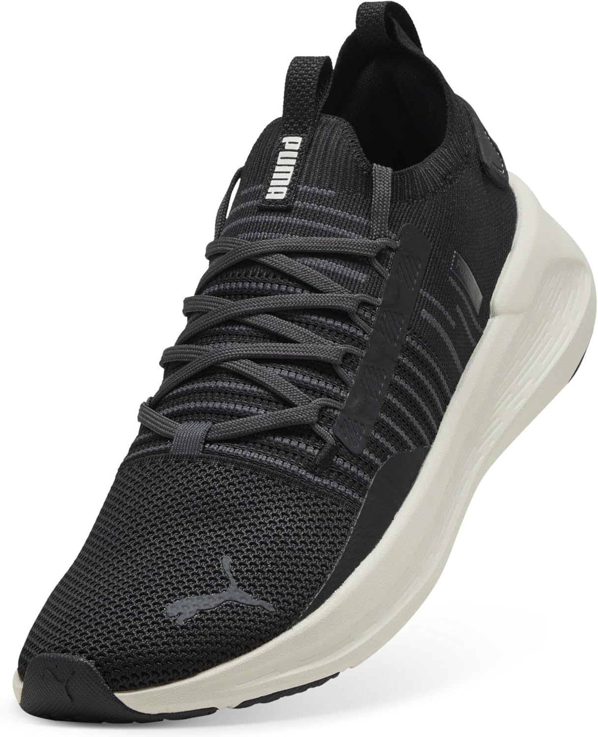 Мужские беговые кроссовки Puma Softride Symmetry Fuzion, черный/серый — фото 4