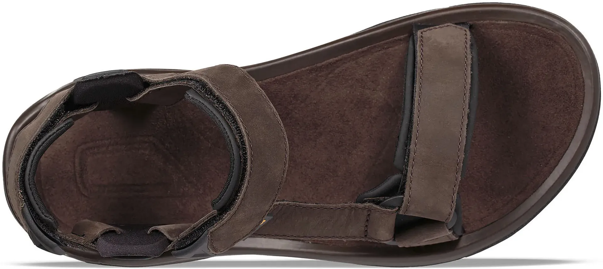 Сандалии Teva "Terra Fi 5 Universal Leather Mens", с застежкой-липучкой, коричневый — фото 4