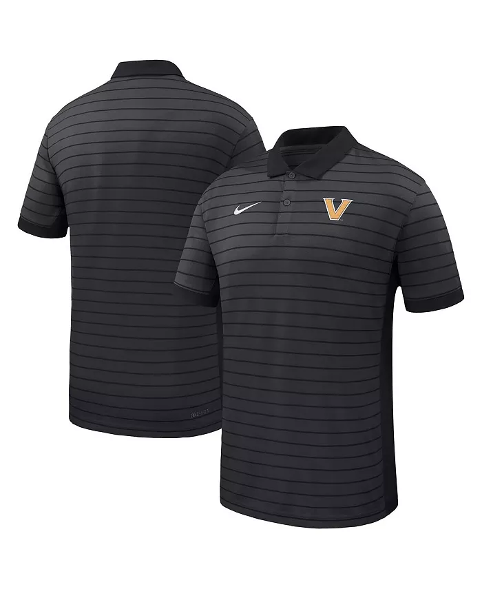 

Мужская черная футболка-поло Vanderbilt Commodores 2025 Early Season Coaches Sideline Victory Stripe Performance Nike
