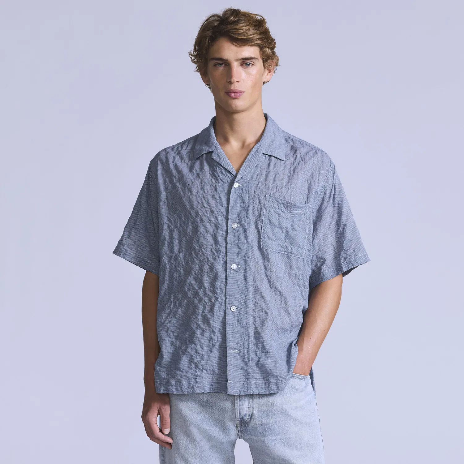 Рубашка для кемпинга с коротким рукавом Levi's, Blue