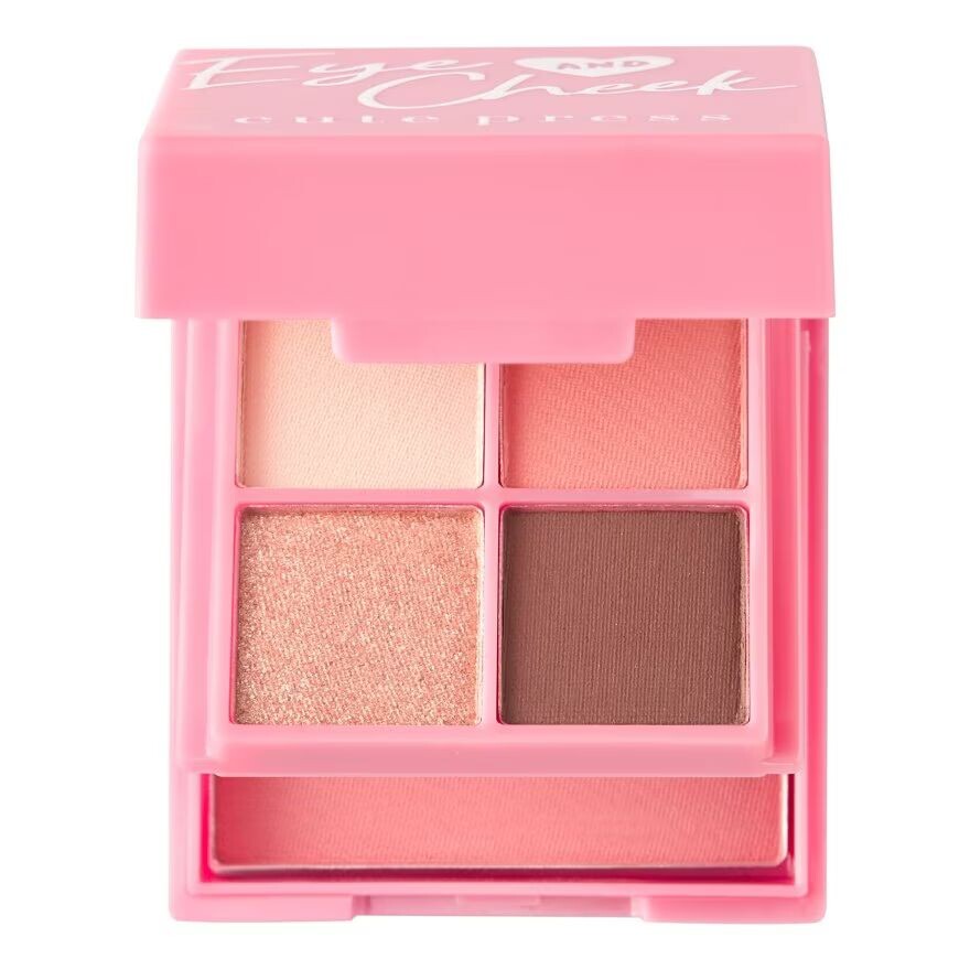 

Cute Press Мини-палитра Eye Cheek 7,2 г 04 Sparkly Pink, Sparkly Pink