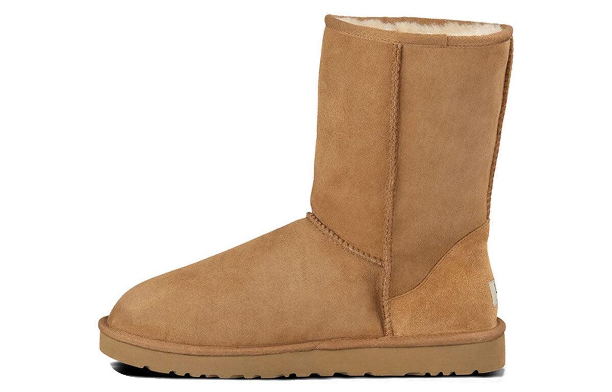 Мужские зимние сапоги UGG CLASSIC с овчиной, светло-коричневый — фото 2
