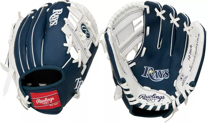 

Перчатки с логотипом команды Rawlings Tampa Bay Rays 10 дюймов