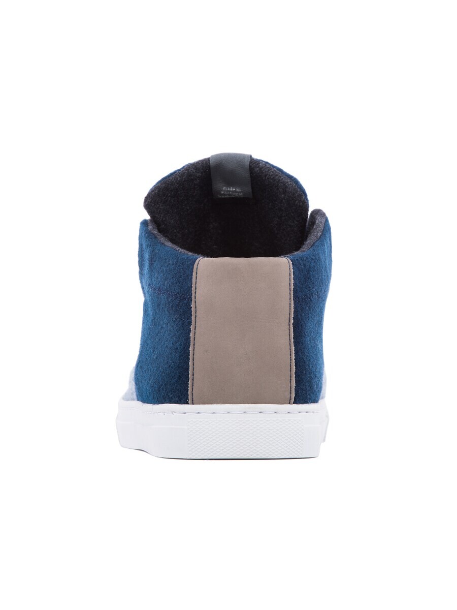 Высокие кеды Baabuk High-Top Sneakers Sky Wooler, синий деним — фото 3