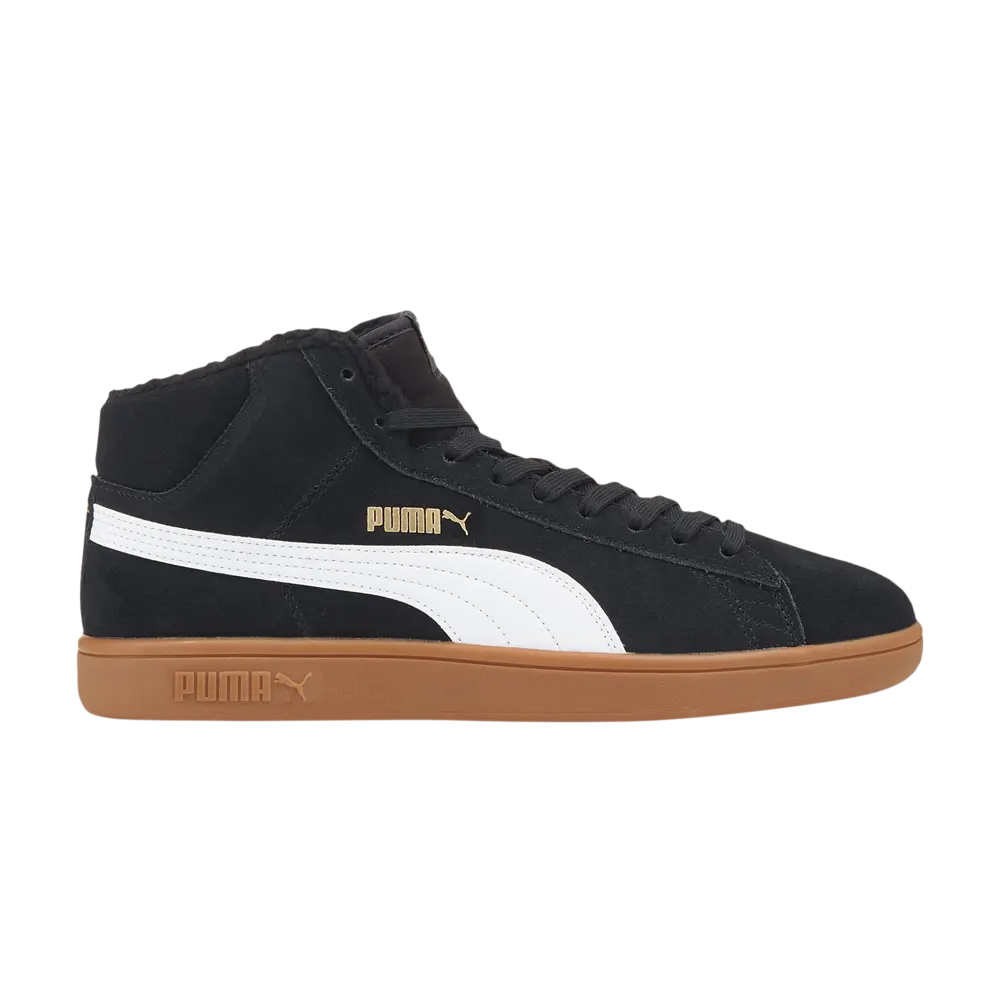 Кроссовки Smash v2 Mid Winter Puma, черный