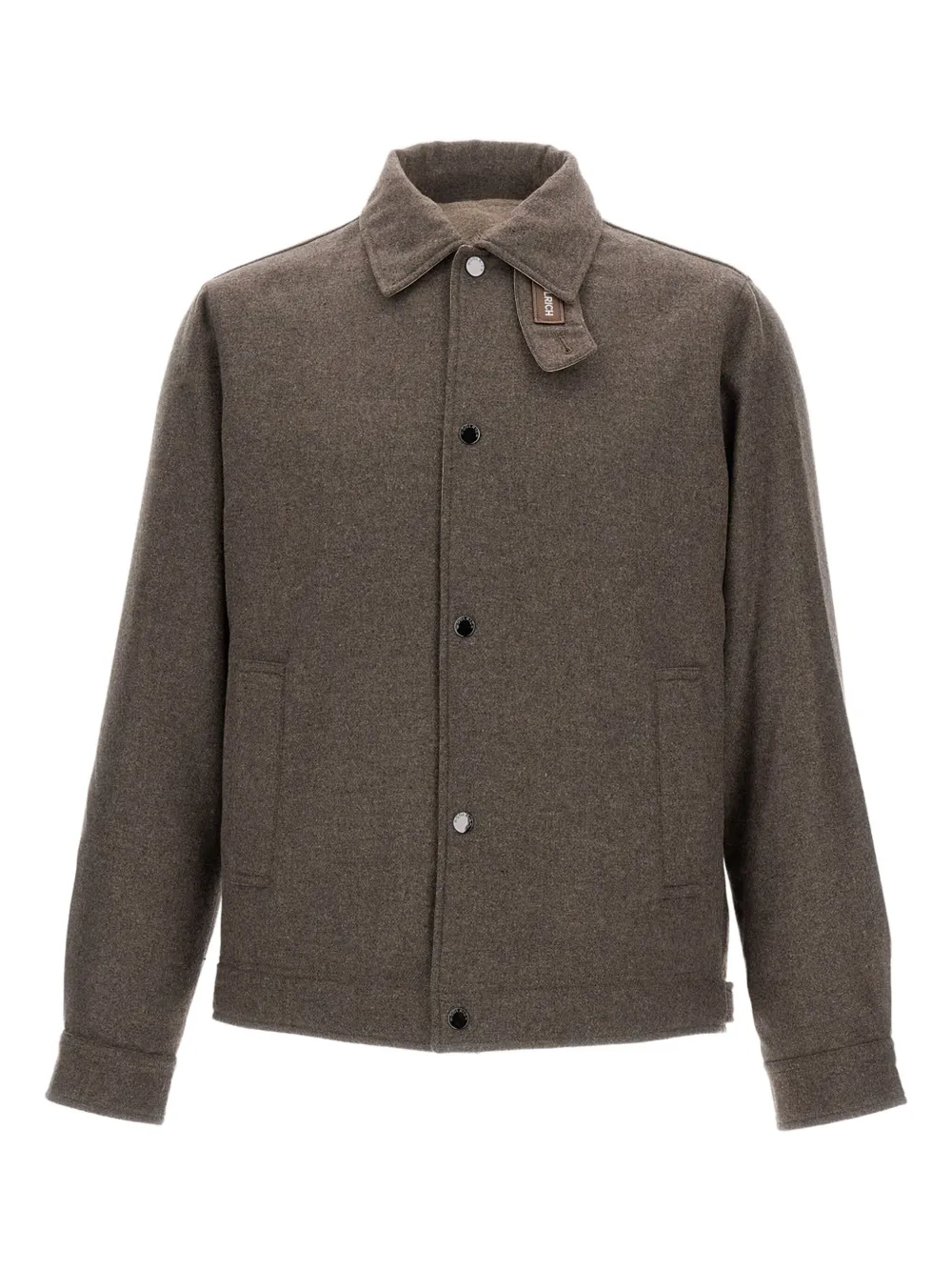 

Куртка-рубашка из смесовой шерсти WOOLRICH, нейтральный