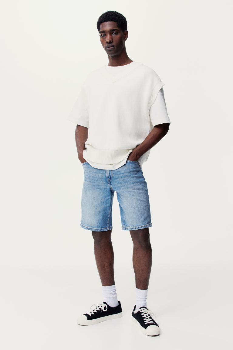 

Обычные джинсовые шорты H&M, синий