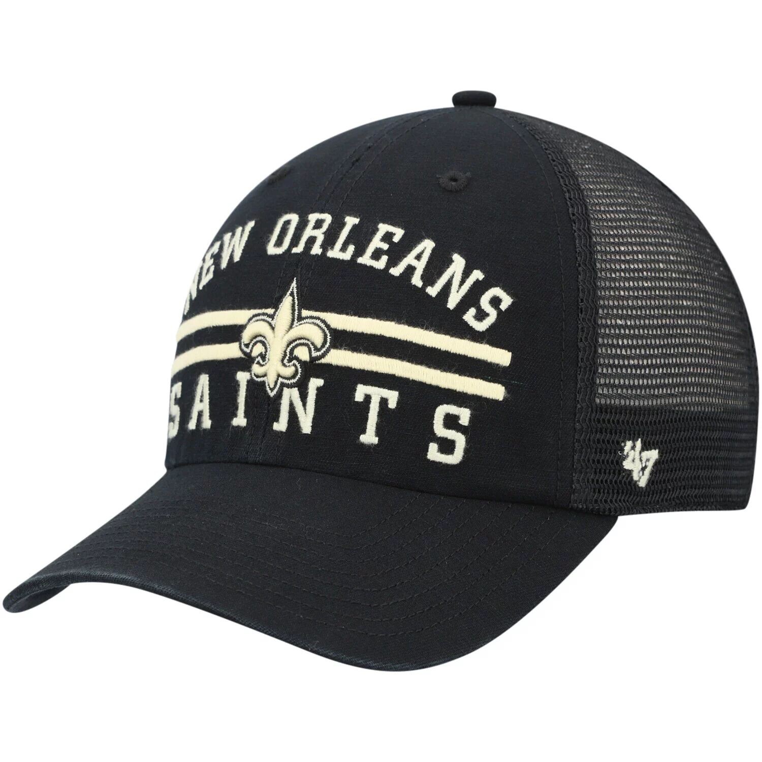 

Мужская черная кепка Snapback Highpoint Trucker Clean Up New Orleans Saints '47