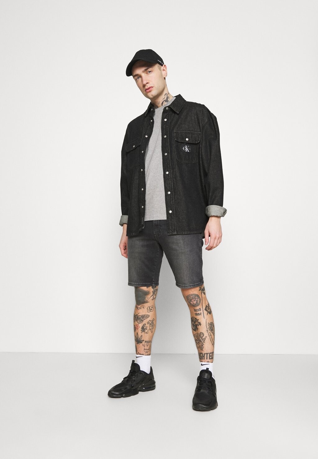 

Базовая футболка TWIN CREW 2 PACK Lee, цвет grey/navy