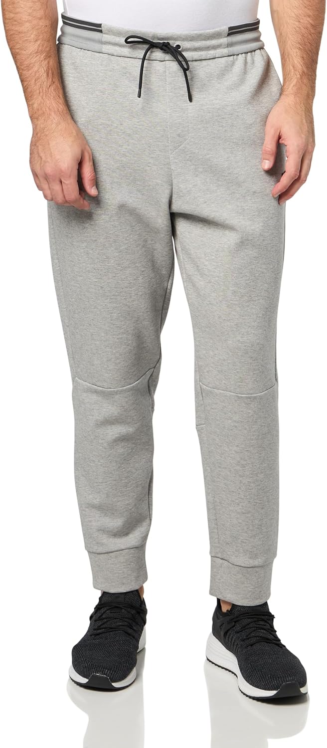 

Брюки спортивные мужские BOSS Interlock Logo из хлопковой смеси, Glossy Asphalt