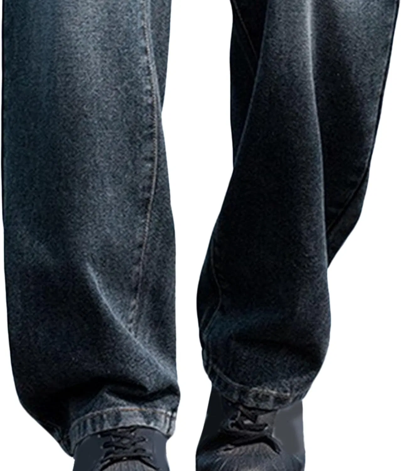 Джинсы свободные Y2K Vintage, Slate Blue — фото 4