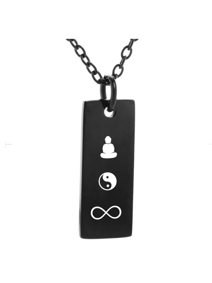 

Himmelsflüsterer Медитативное ожерелье для мужчин - Цвет: Черный