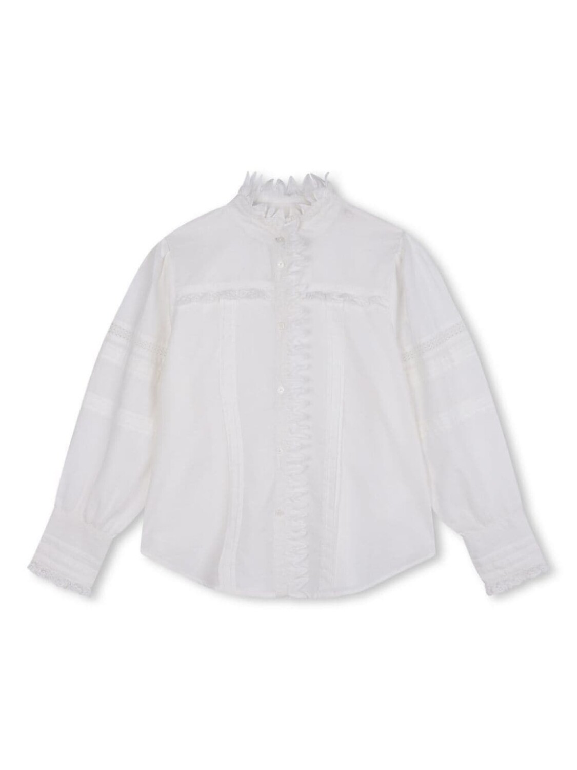 

Рубашка Zadig & Voltaire Kids из хлопка, белый