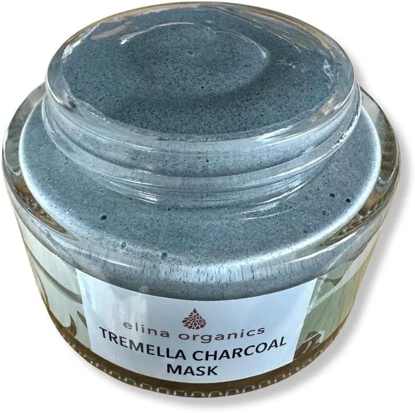 Маска для лица Elina Organics — Очищающая Tremella Charcoal Mask, 56.7 г — фото 2