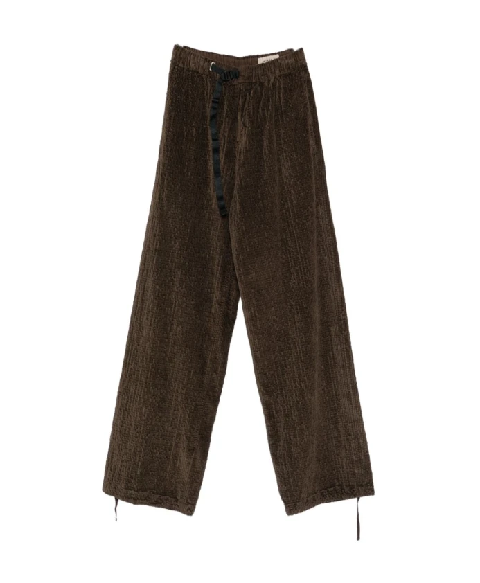 

Коричневые брюки на шнуровке, прямого кроя. White Sand, коричневый