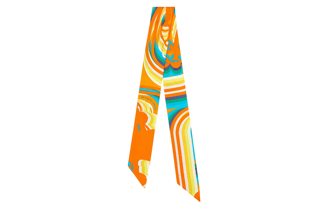 

HERMES Шёлковый шарф, Light Orange