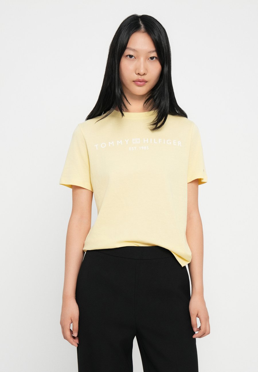 Футболка Tommy Hilfiger LOGO, Zesty Yellow/Yellow — фото 4