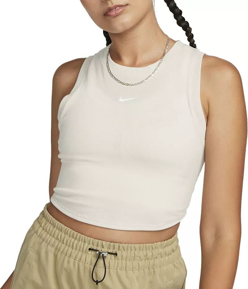 

Женская укороченная майка в рубчик Nike Sportswear Essentials