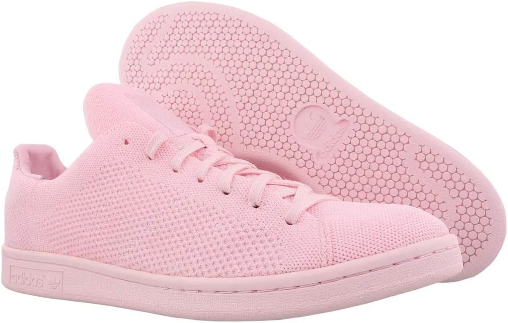 Мужские низкие кроссовки Adidas Stan Smith Og Primeknit, розовый — фото 2