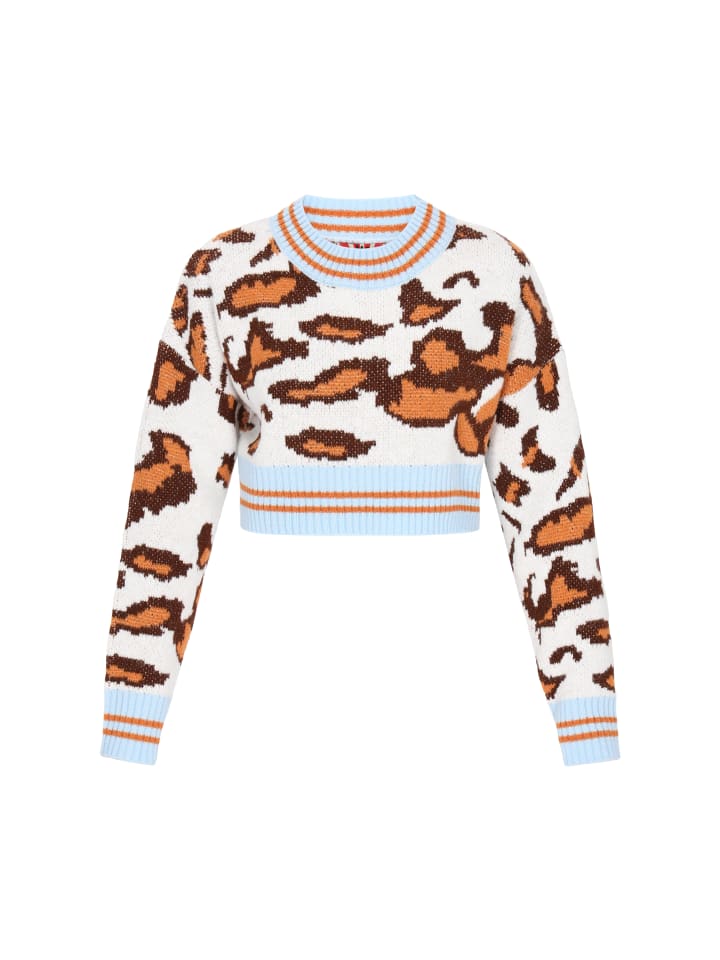 

Женский свитер с разноцветным львом myMo ROCKS