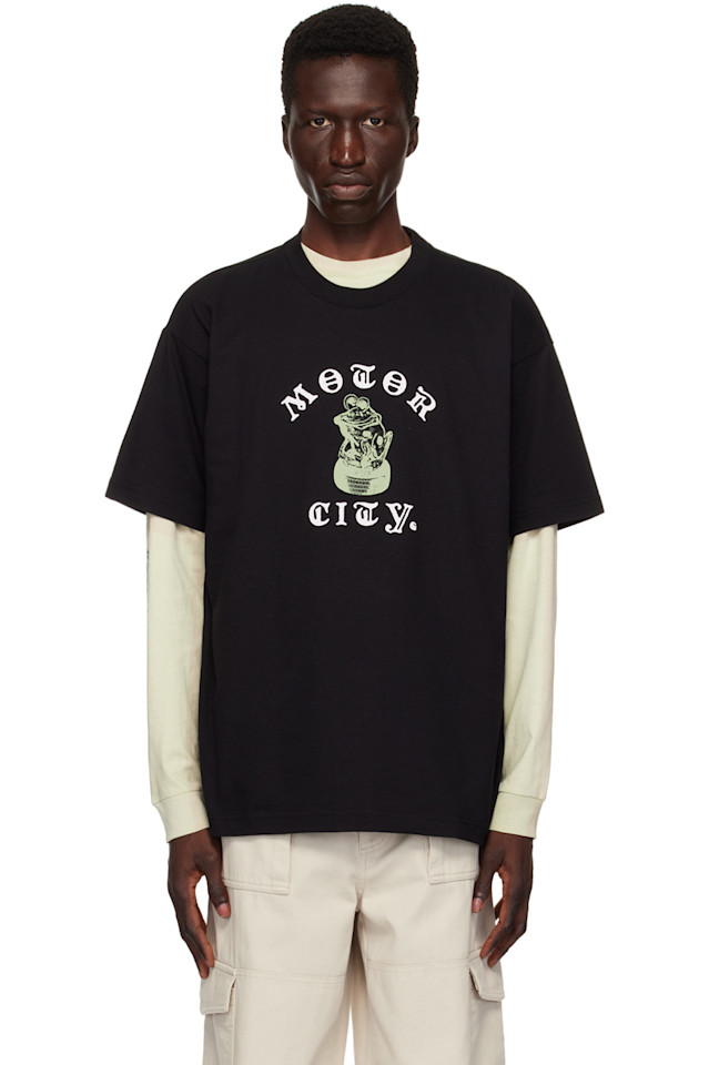 

Футболка с принтом шины Carhartt Work In Progress, черный