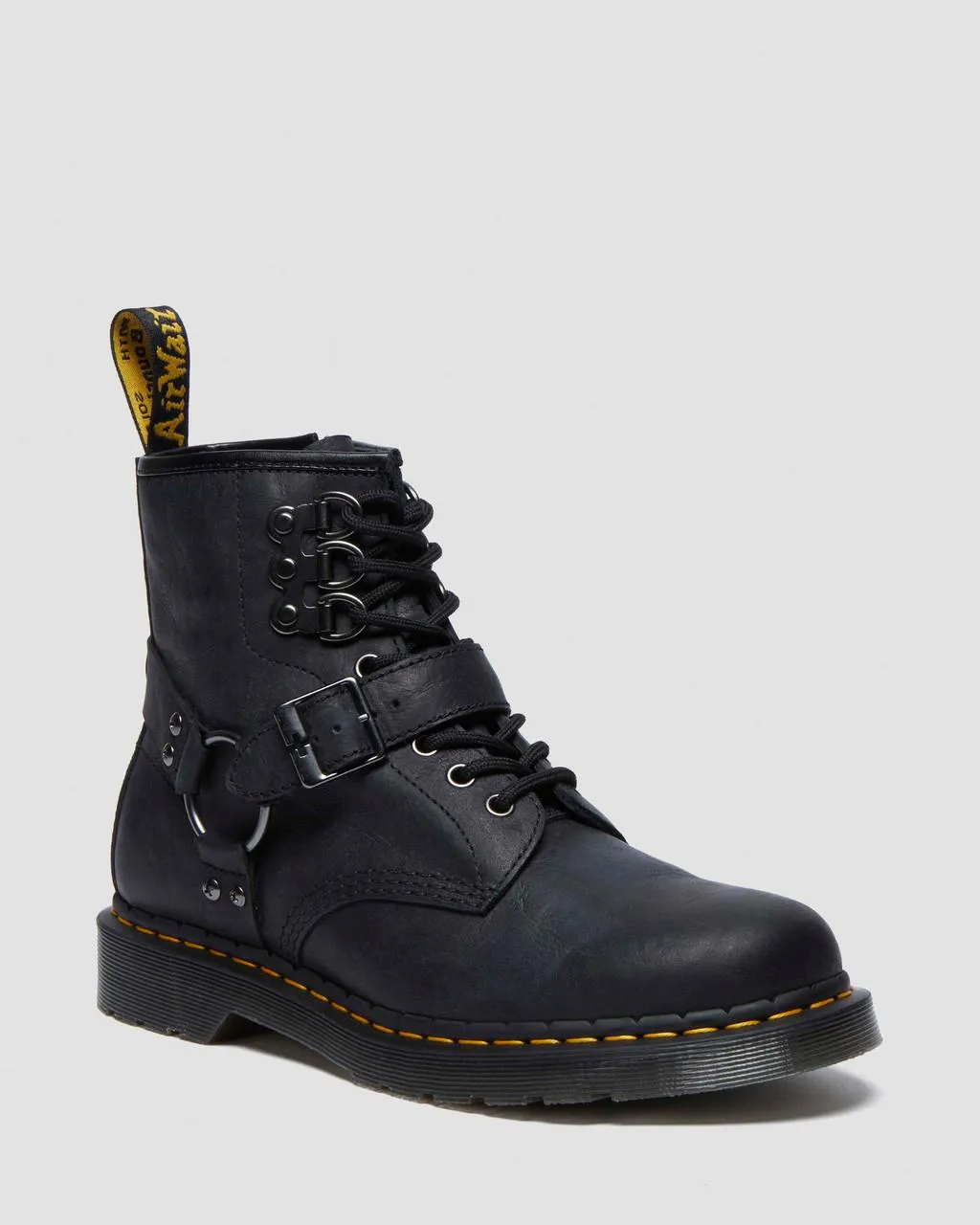 

Dr. Martens 1460 Hardware Антикварные кожаные ботинки на шнуровке, черный