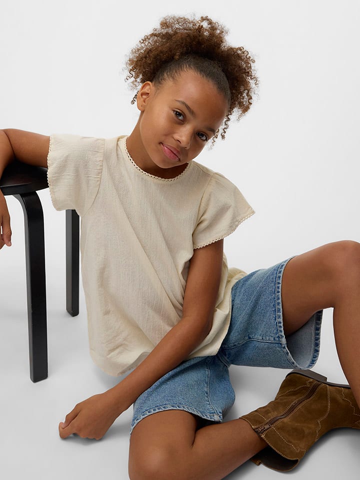 

Футболка Vero Moda Girl, кремовый