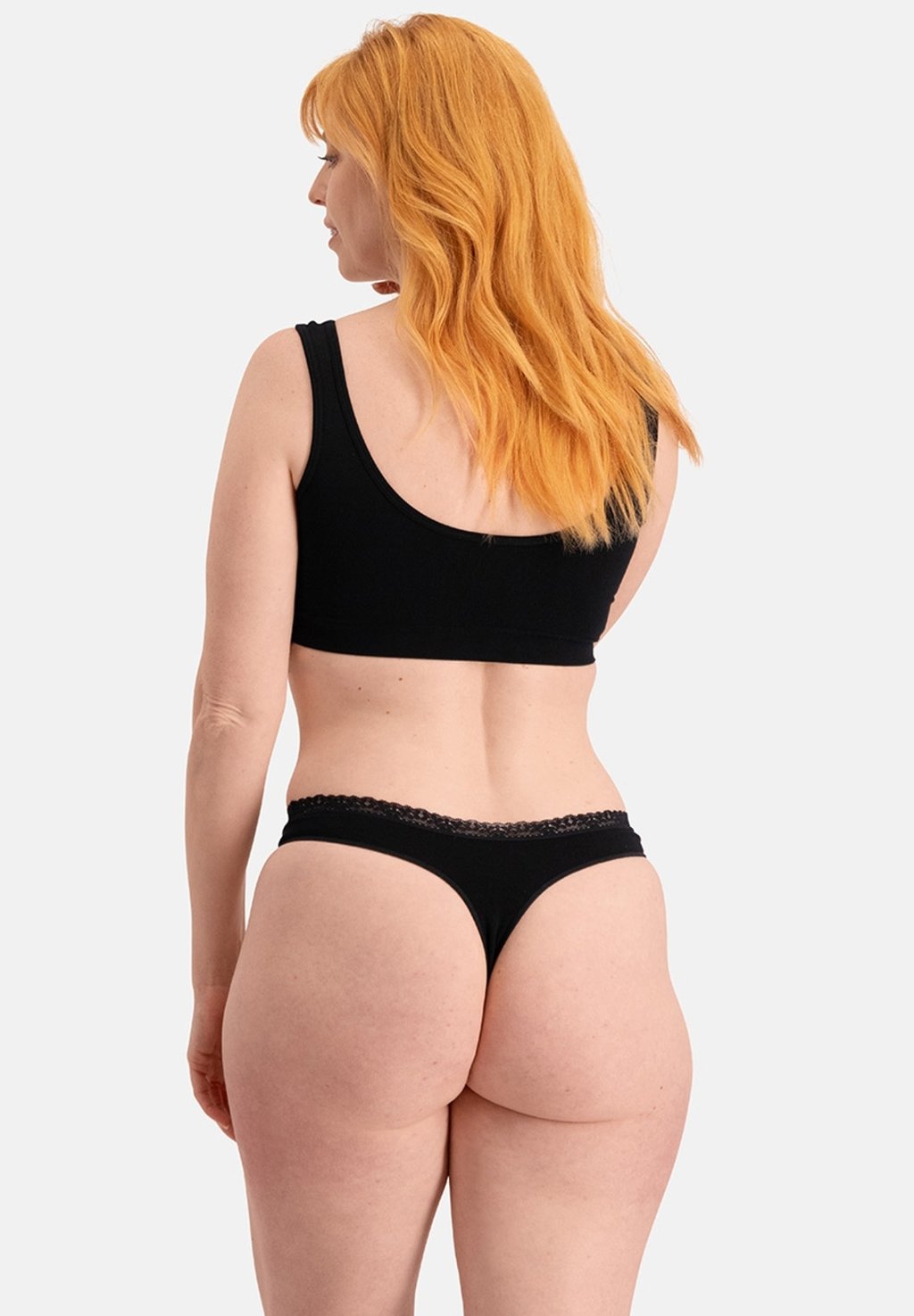 

Стринги AMBER 3 PACK Bamboo Basics, черный