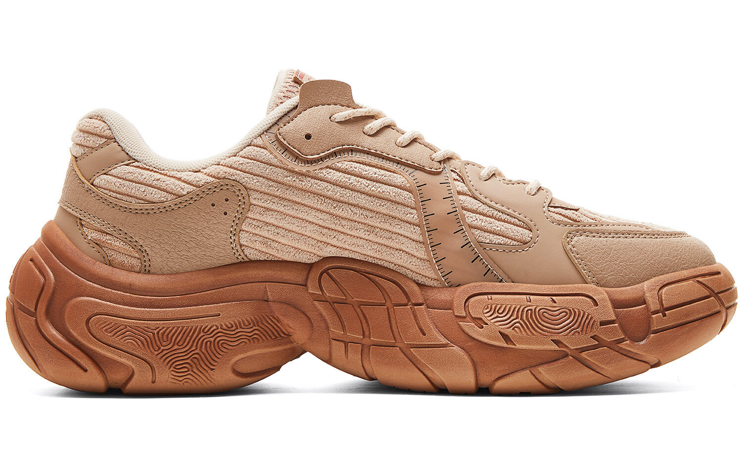 Кроссовки PEAK Lifestyle Shoes Men Low-top Sandy Yellow, желтый — фото 2