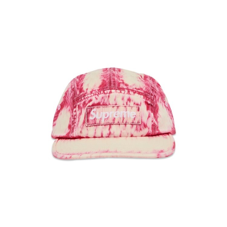 

Бейсболка Supreme Bleached Chino Camp Cap, красный