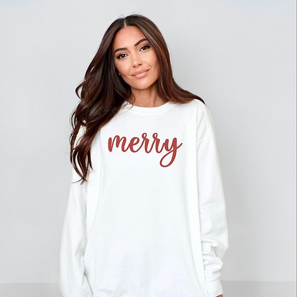 

Вышитый свитшот с графикой и окраской в стиле garment dyed, красная нить Simply Sage Market, White, Красный, Вышитый свитшот с графикой и окраской в стиле garment dyed, красная нить Simply Sage Market, White