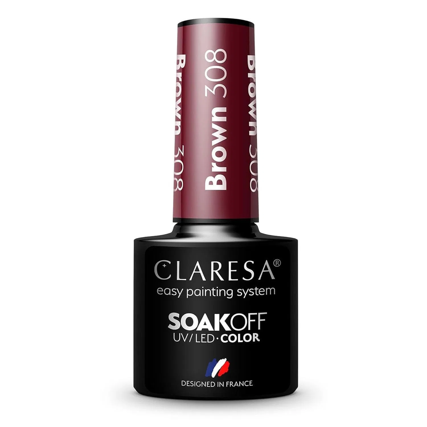 Гель-лак для ногтей Claresa UV LED, коричневый, 5 мл Claresa — фото 2