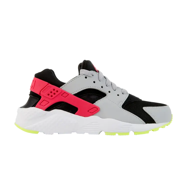 

Кроссовки Nike Huarache Run GS 'Black Rush Pink Grey', розовый
