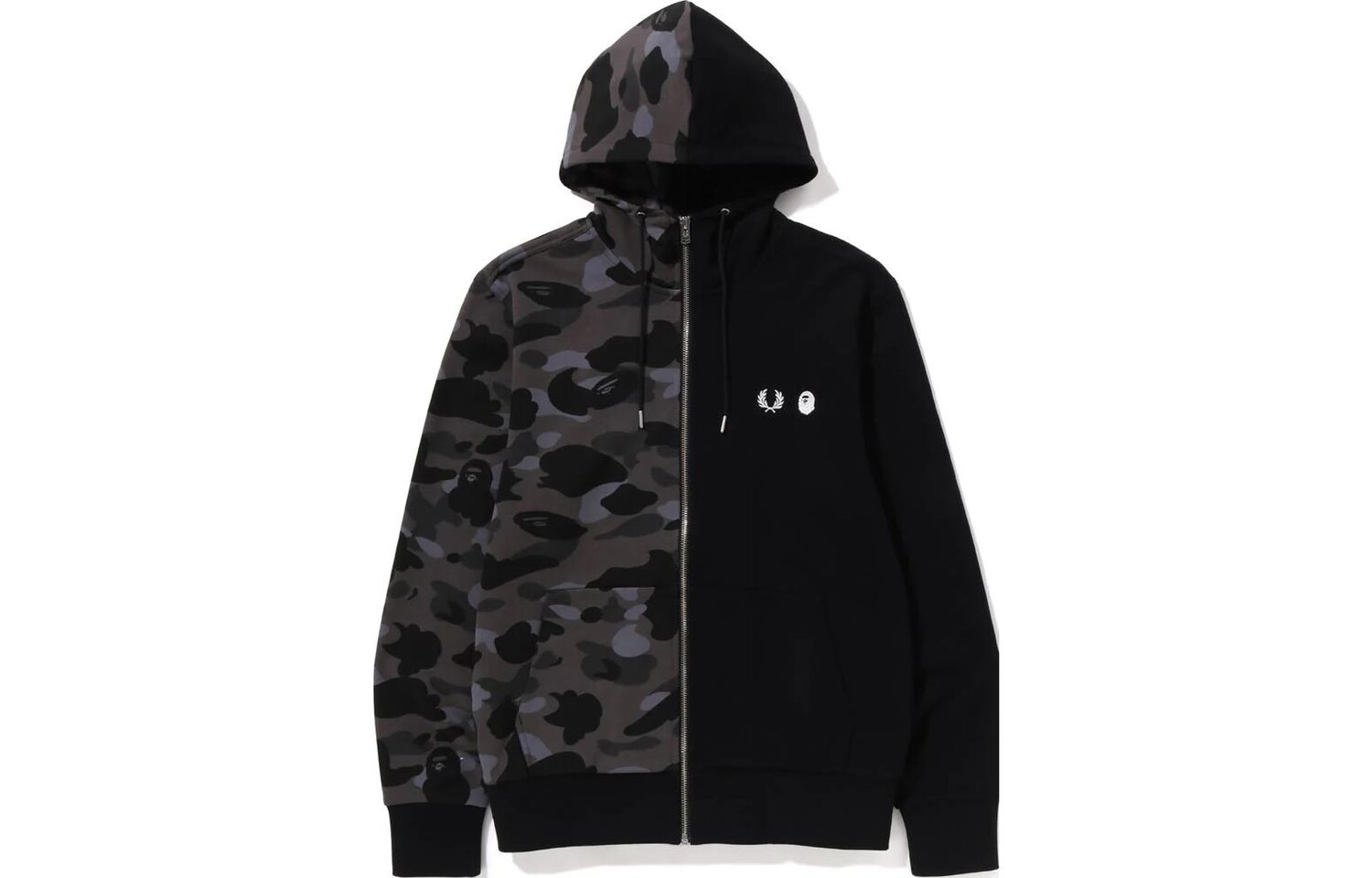 

Толстовка BAPE X FRED PERRY мужская черная A Bathing Ape, черный