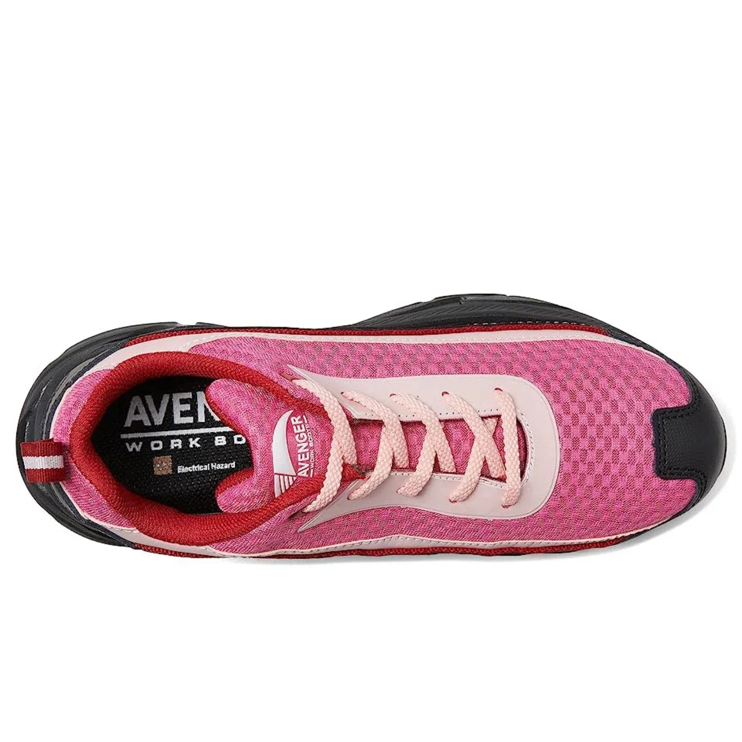 Avenger Work Boots Мужские рабочие ботинки Avenger Electra Pink Black EH с композитным носком ZOGG2200 — фото 2