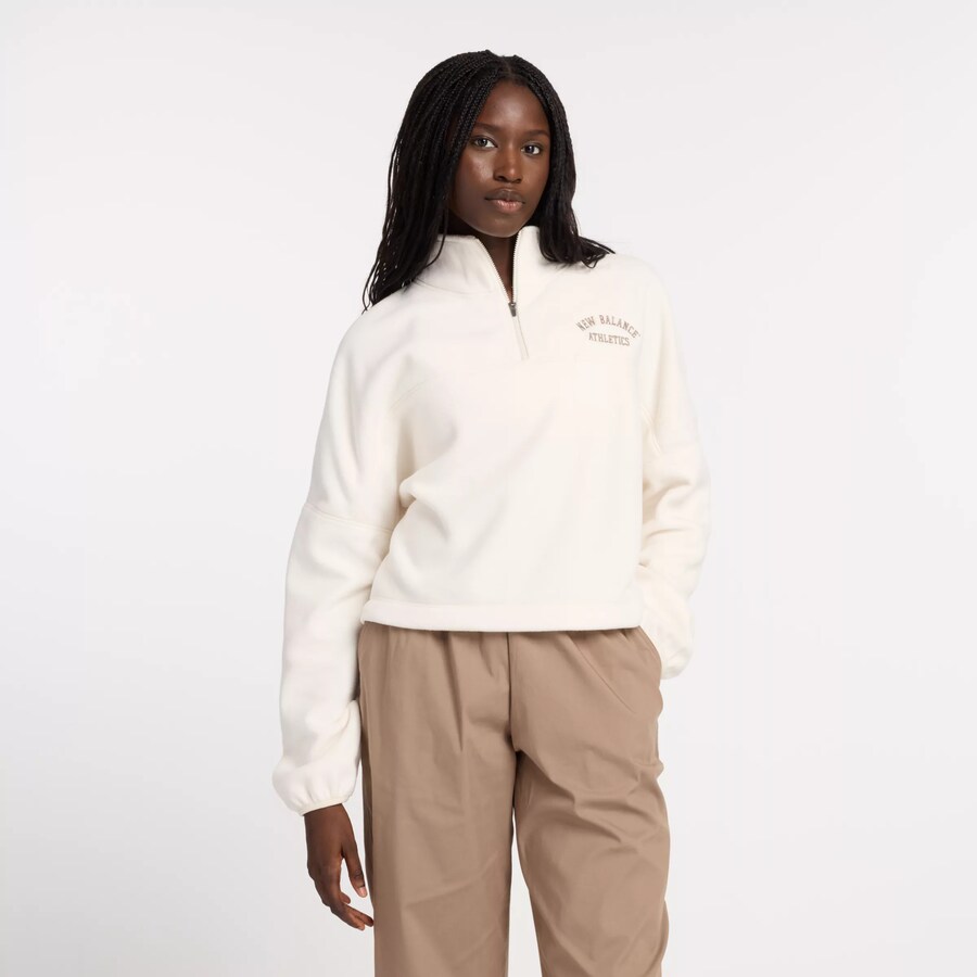 

Толстовка new balance, цвет Light beige/Dark beige