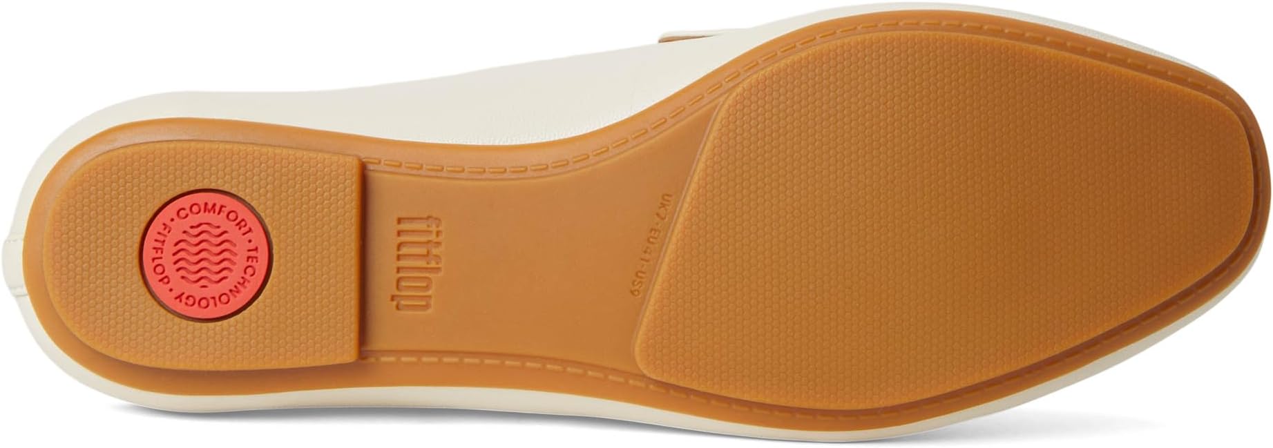 Лоферы FitFlop Delicato Soft Leather Loafers, цвет Paris Beige — фото 3