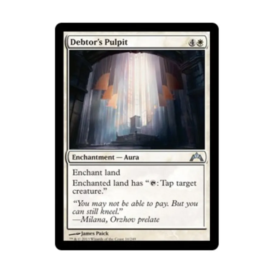 

CCG Кафедра должника (U), MTG - Gatecrash