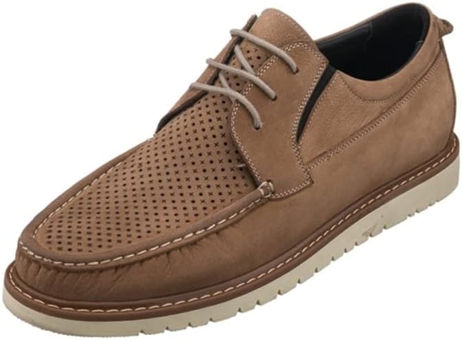 

Мужские лоферы DALGALA коричневого цвета, большие размеры, ручная работа, из натурального нубука, классические повседневные туфли, удобные лоферы с шнуровкой, лодочные туфли