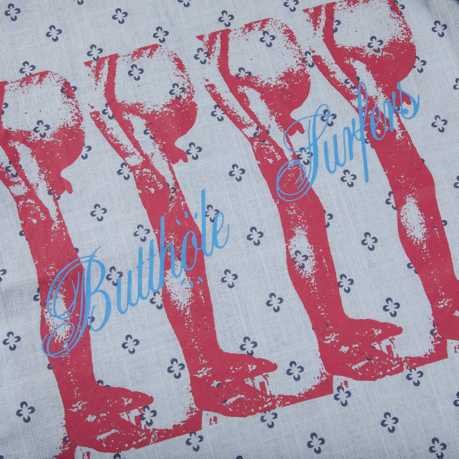 Рубашка с короткими рукавами Supreme x Butthole Surfers, светло-голубая — фото 2