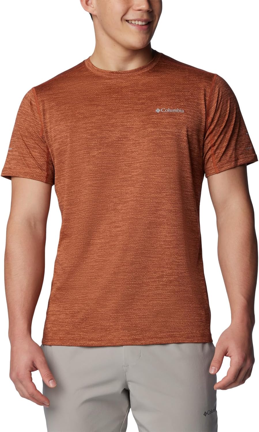 

Мужская футболка Columbia Alpine Chill Zero с коротким рукавом, Auburn Heather