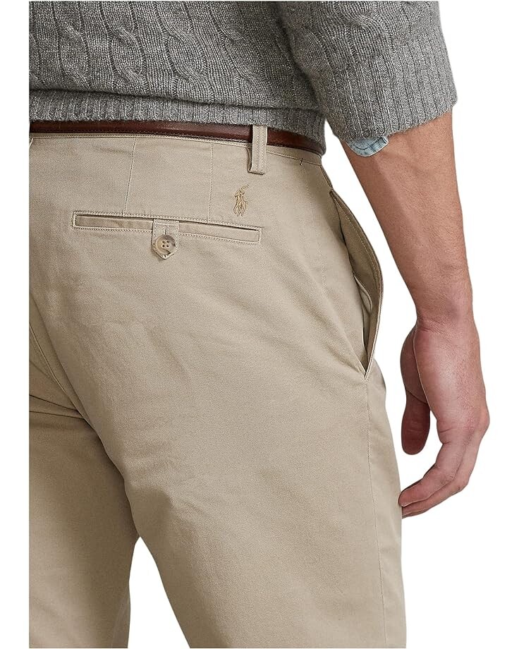 Брюки Polo Ralph Lauren Stretch Straight Fit Washed Chino, цвет Khaki Tan — фото 3